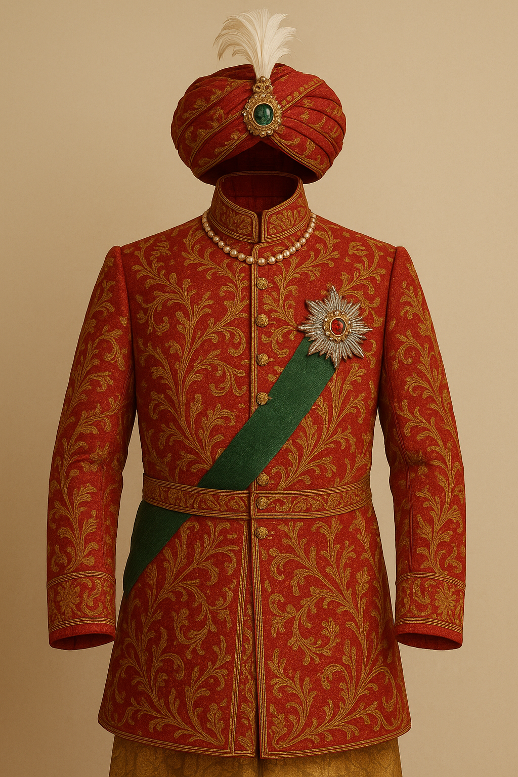Maharaja Regency Ensemble – British-Indian Royal Costume